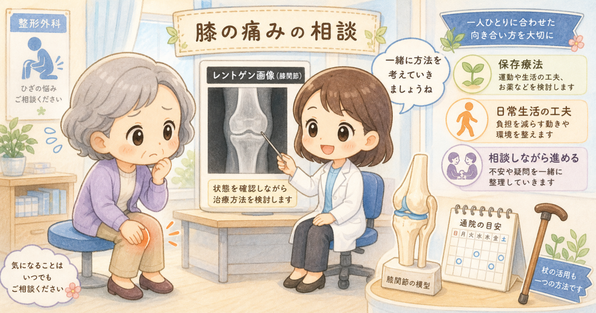 人工関節の手術はいつまで待てる？保存療法から切り替える3つの目安