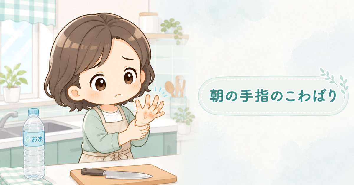 朝の手指のこわばりは関節リウマチ？初期症状と免疫の仕組みを解説