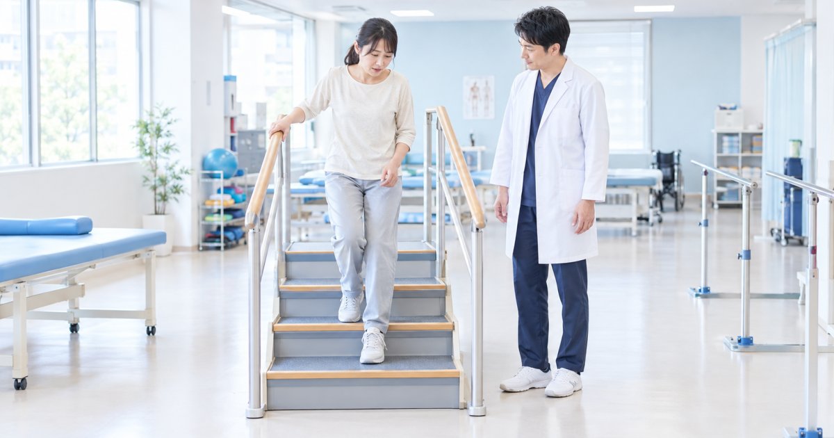 けがの覚えがない膝のグラグラ感｜階段で抜ける原因と受診目安